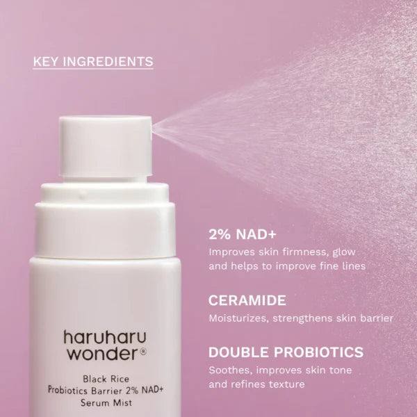 Black Rice Probiotics Barrier NAD+ Serum Mist [80ml]