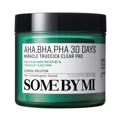 Some By Mi AHA. BHA. PHA 30 Days Miracle Truecica Clear Pad [70 Pads]