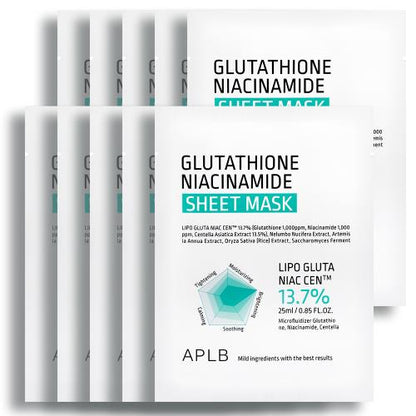 Glutathione Niacinamide Sheet Mask [25ml]