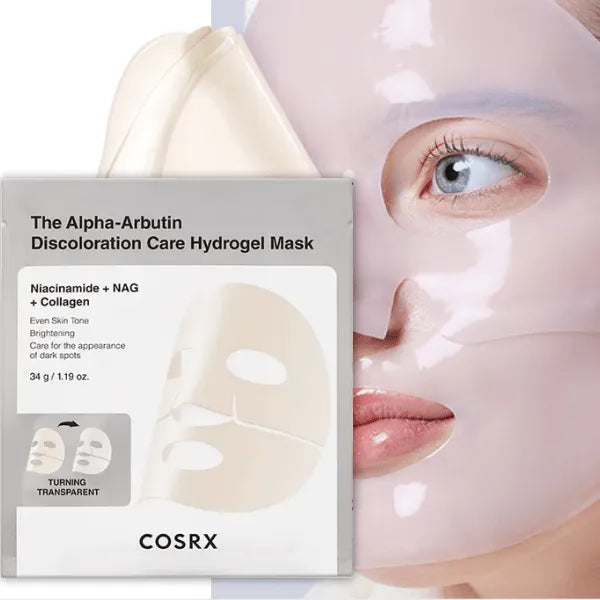 The Alpha-Arbutin Discoloration Care Hydrogel Mask [1pc]