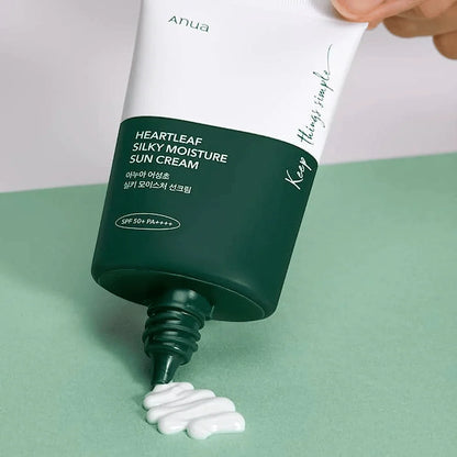 Heartleaf Silky Moisture Sun Cream SPF 50+ PA++++ [50ml]