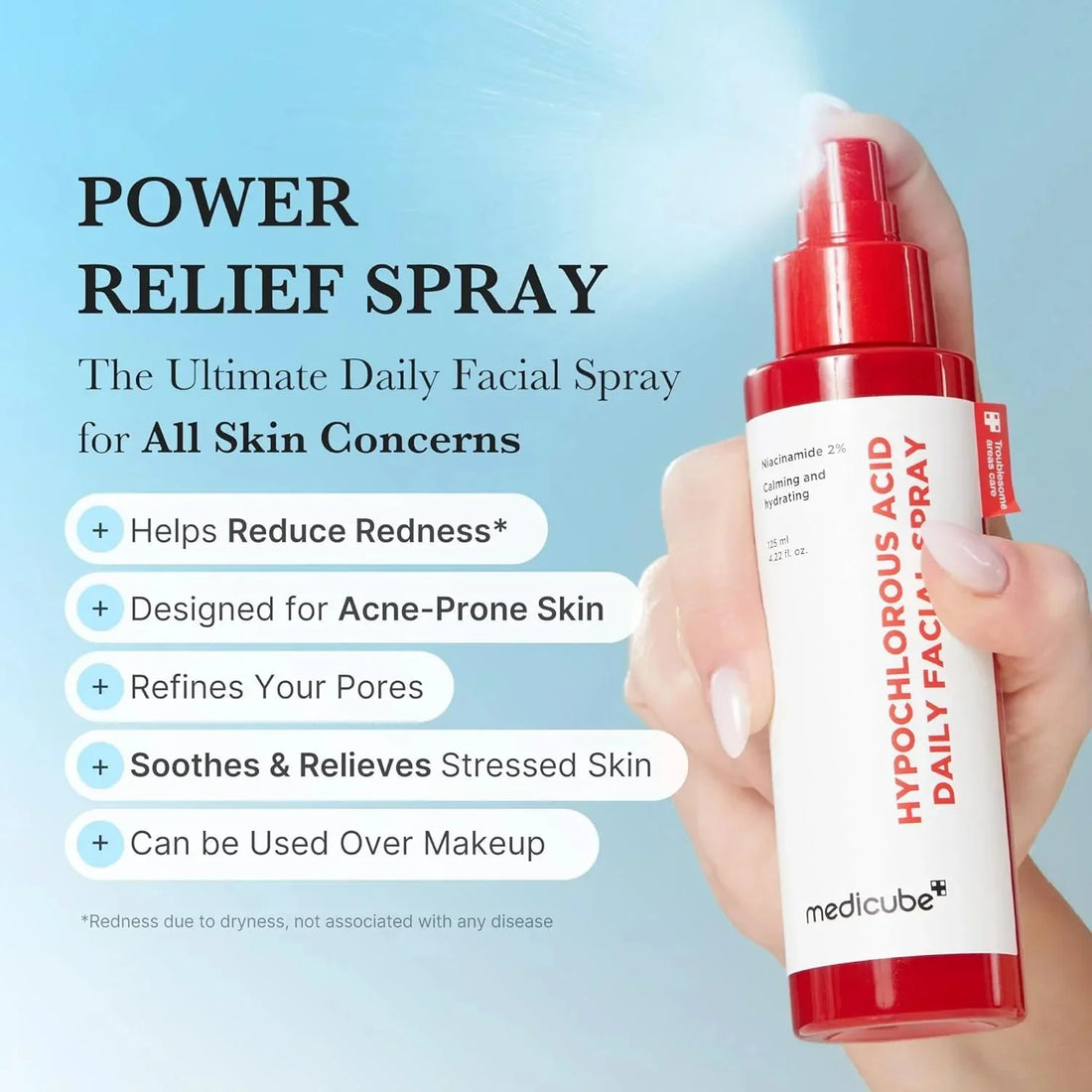 Hypochlorous Acid Daily Facial Spray [4.2 fl oz]