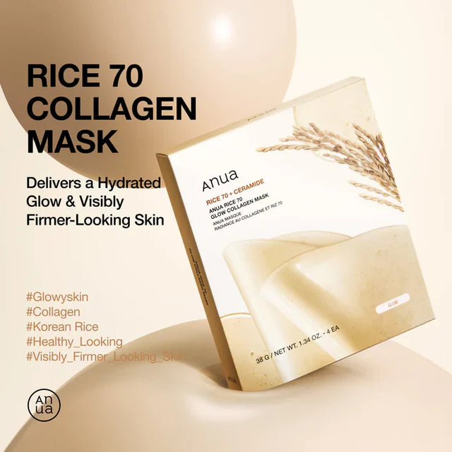Rice 70 Glow Collagen Mask [38g]