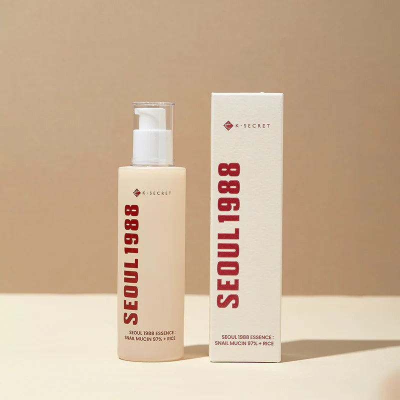 SEOUL 1988 Essence : Snail Mucin 97% + Rice [100ml]