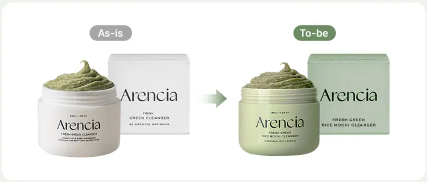 Fresh Green Rice Mochi Cleanser [120g]