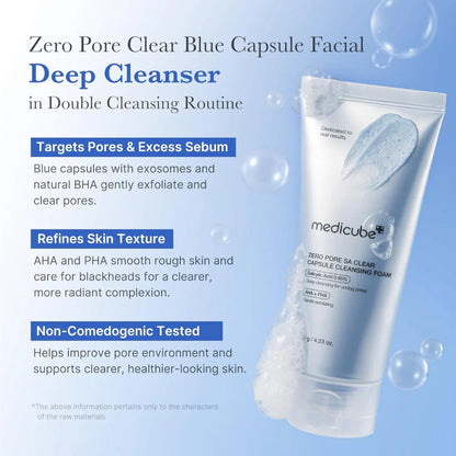 Zero Pore Capsule Cleansing Foam [120g]