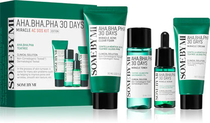 AHA BHA PHA 30 Days Miracle AC SOS Kit [4pcs]