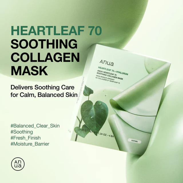 Heartleaf 70 Soothing Collagen Mask [34g]