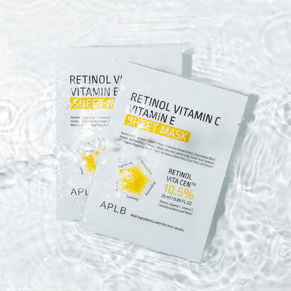 Retinol Vitamin C &amp;amp; E Sheet Mask [25ml]