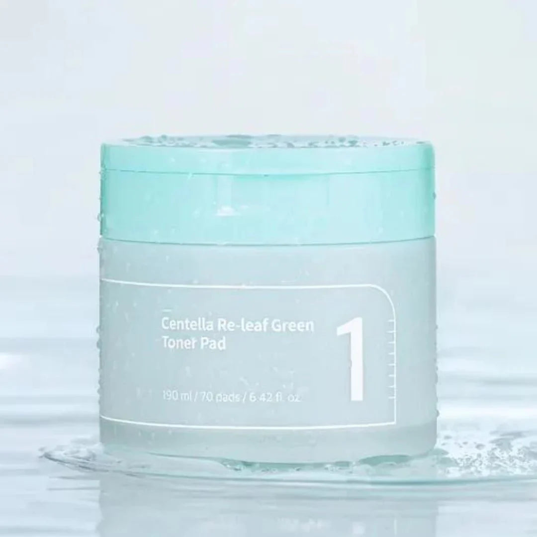 [numbuzin] No. 1 Centella Re - Leaf Green Toner Pad [70 Pads] - Skin Care